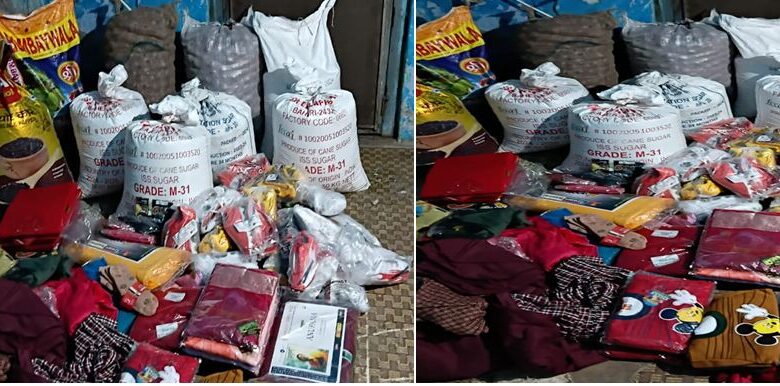 जिल्ला प्रहरी कार्यालय कञ्चनपुरद्धारा तिन लाख बढि मूल्य बरावरका कर छलीका सामान बरामद